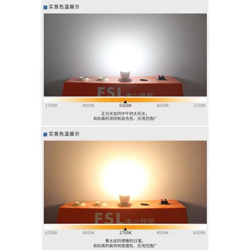 LED球泡灯实物图
