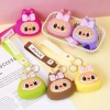 New cross-border children's silicone cartoon bag, crossbody change bag, storage bag, hanging decoration, gift wallet, silicone coin purse, children's toy bag Application Scenario