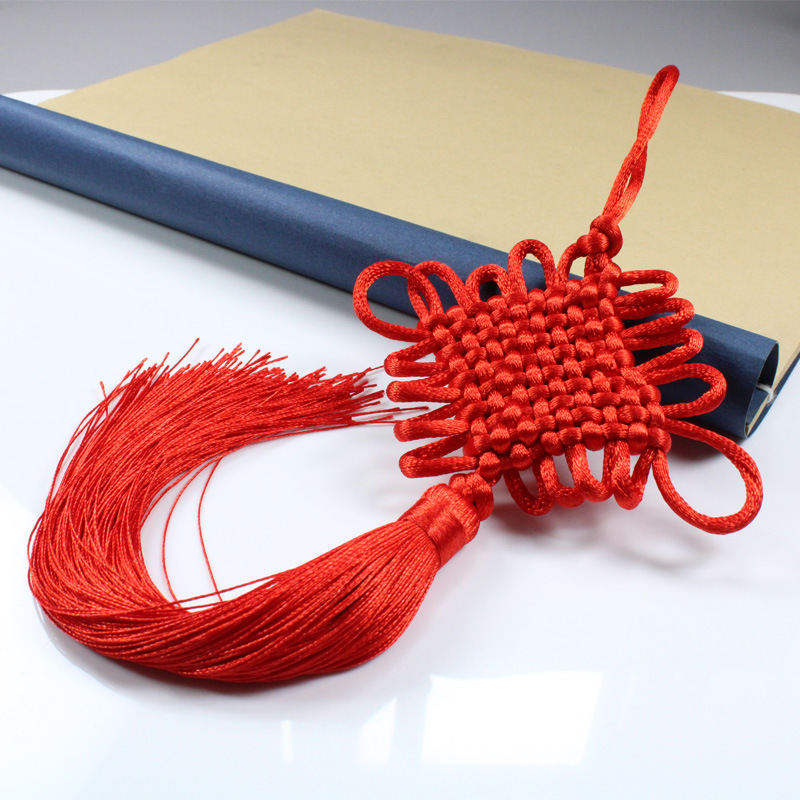 Pure handcrafted Chinese knots 6-24 small home festive car interior Chinese-style gift pendants Application Scenario