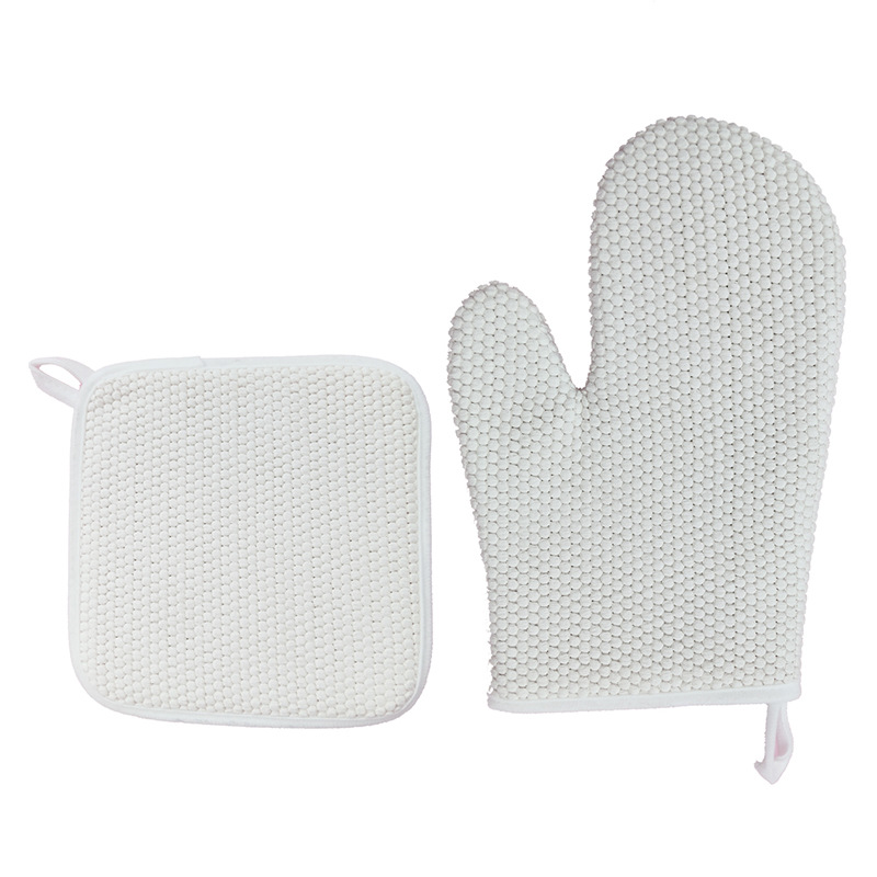 Microwave Oven Heat Insulation Gloves New Plain Microwave Oven Gloves To Prevent Cross-Border Hot Gloves Item Picture
