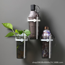 Umbrella storage stand Home umbrella stand Umbrella bucket umbrella stand Creative wall-mounted entry door umbrella storage shelf