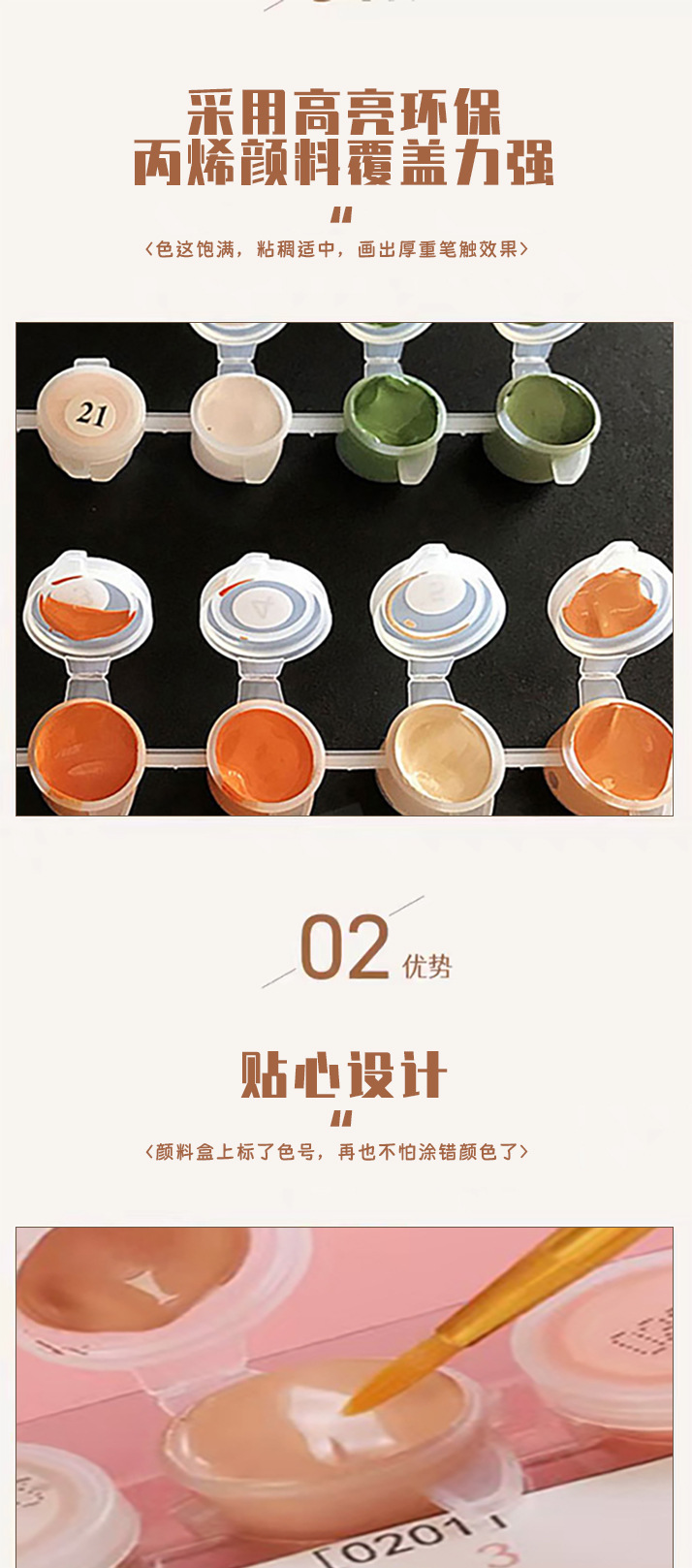 DIY数字油画唯美风景花草蝴蝶天空手工填色丙烯卧室客厅装饰画详情6