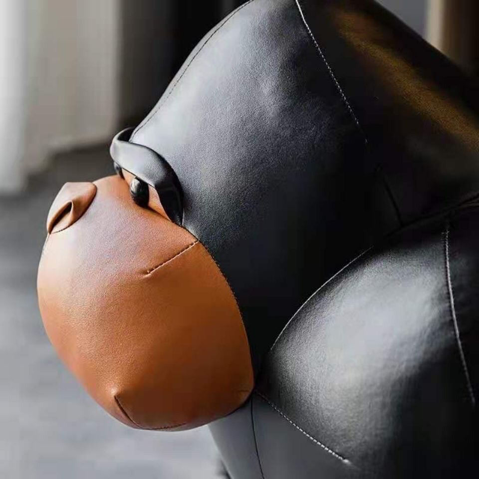 Internet celebrity creative gorilla stool home living room shoe seat cartoon cute animal sofa soft leather stool cartoon stool display stool Application Scenario