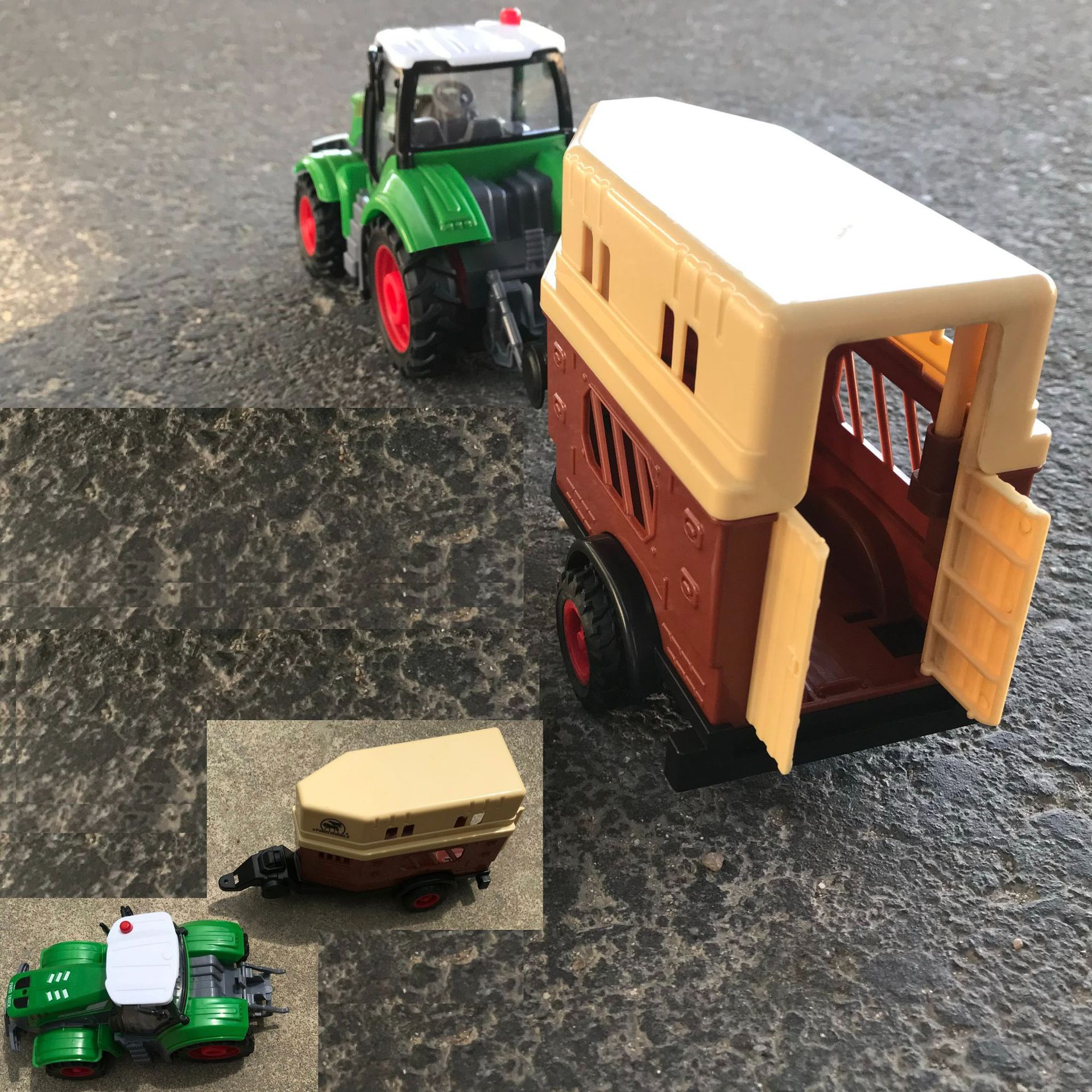 Cross-border toys, high-fidelity children's farmer's car, farm tractor, inertial dump truck model, transport trailer, engineering vehicle Application Scenario