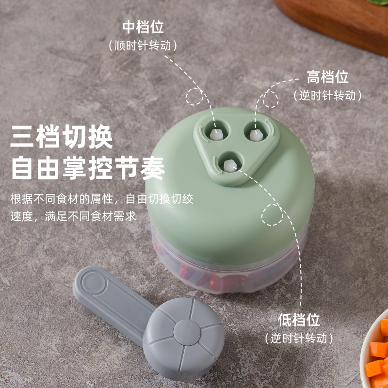电动搅蒜器/捣蒜石头/石头捣蒜盅细节图