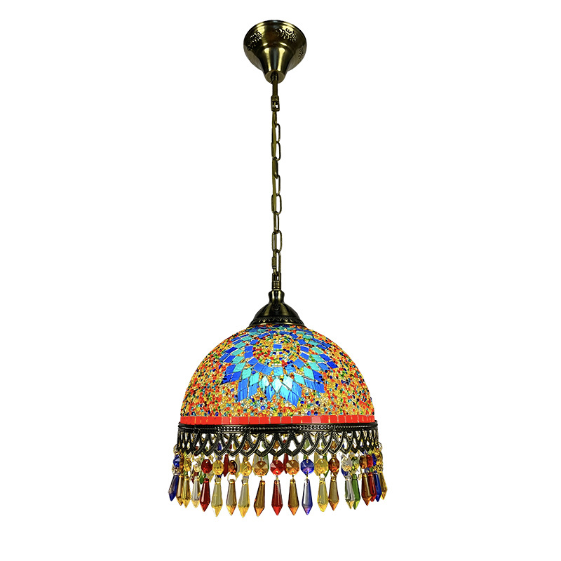 Bohemian hotel cafe, living room, bar, hotel Turkish decoration, Turkish chandelier Specification image