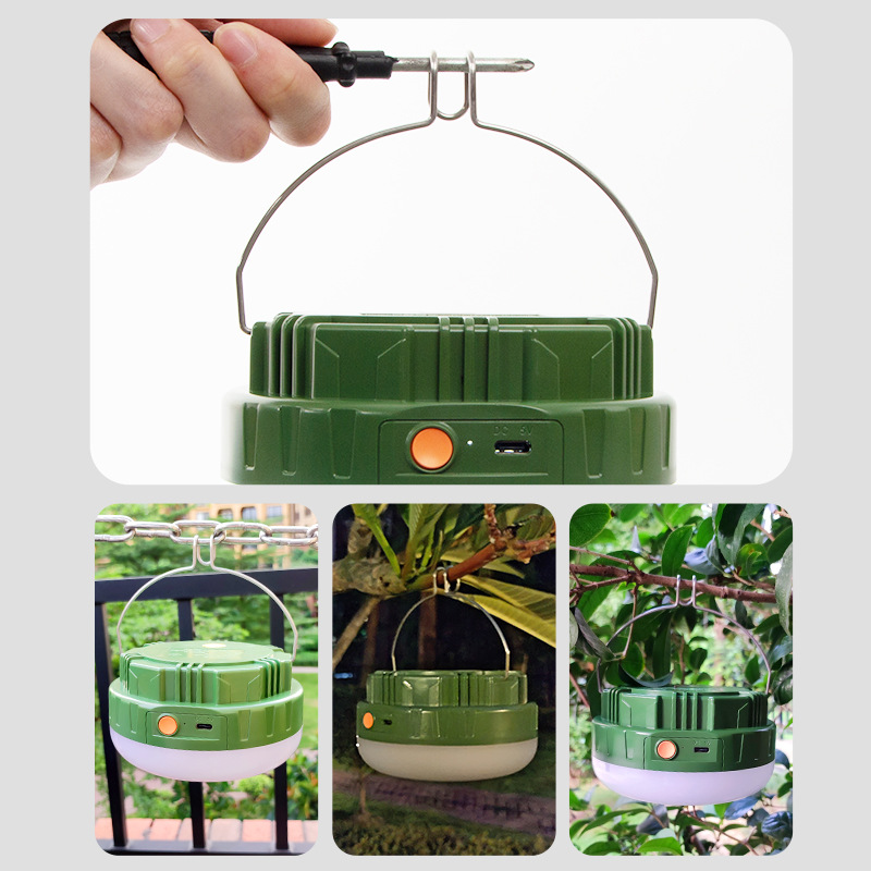 Cross-border outdoor led camping lights, rechargeable bulbs, emergency lighting fixtures, night market stall lights, outdoor household stop lights details Picture