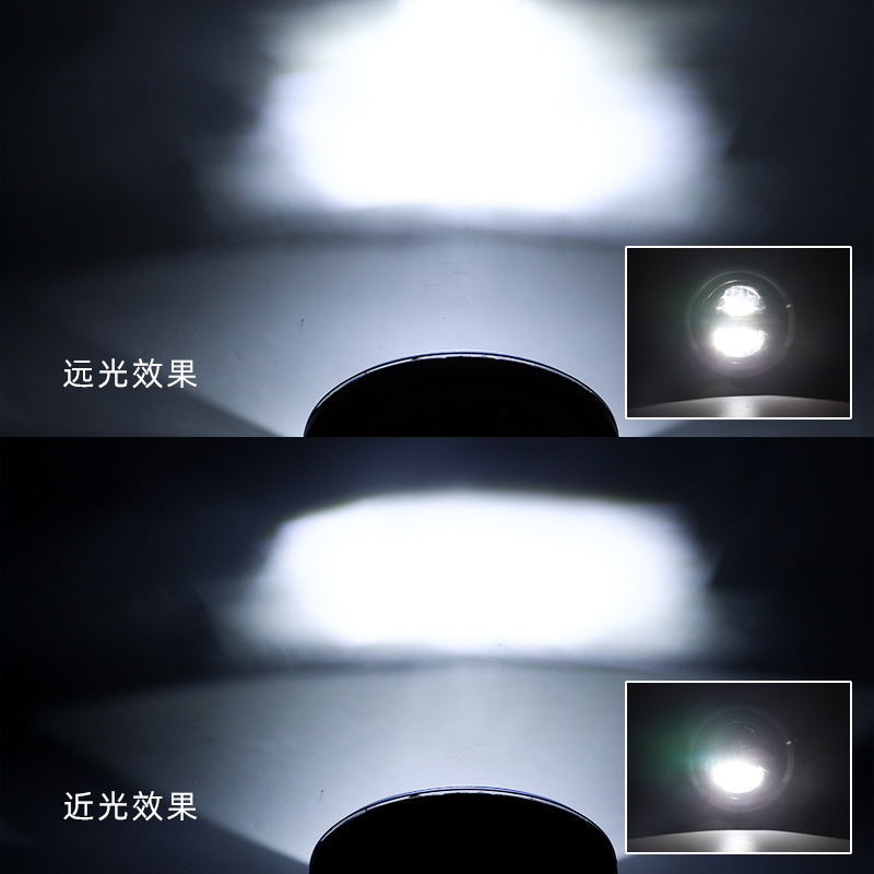 Car Led Headlights 7 Inch Wrangler Headlights Harley Motorcycle Led Headlights Car Off-Road Vehicle Bulb Modification Specification drawing