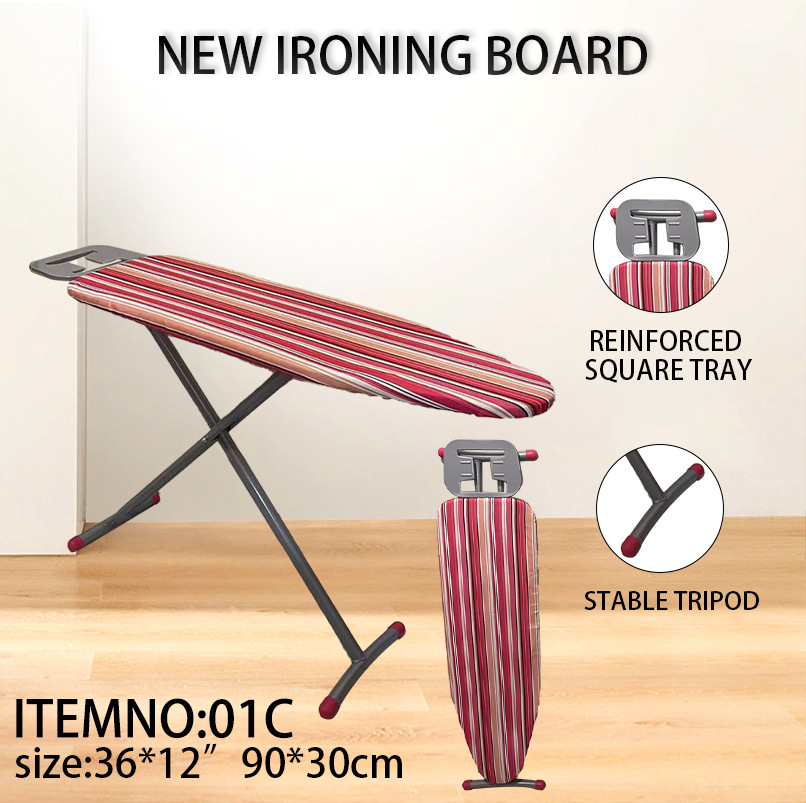 跨境多色印花熨衣板袋托盘双层海绵不褪色家用酒店可折叠烫衣板子