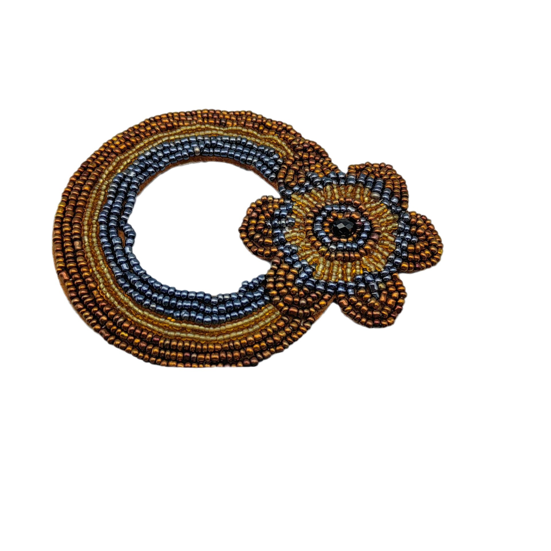Wholesale Vintage Hand-Stitched Beaded Shoes Floral National Style Accessories Handmade Millet Beaded Shoes, Hats And Bags Accessories Item Picture