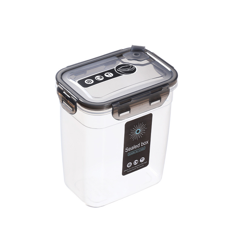 Kitchen Food Crisper Plastic Transparent Refrigerator Storage Box Grain And Miscellaneous Grains Sealed Tank Moisture-Proof Storage Tank Item Picture