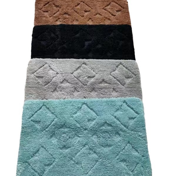 Factory direct sales, wholesale and export of bathroom and toilet door carpets, water-absorbing and anti-slip MATS, floor MATS and door MATS details Picture