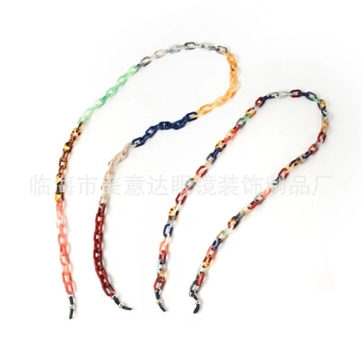 Tortoiseshell multicolor fashion sunglasses chain anti lost glasses rope thumbnail