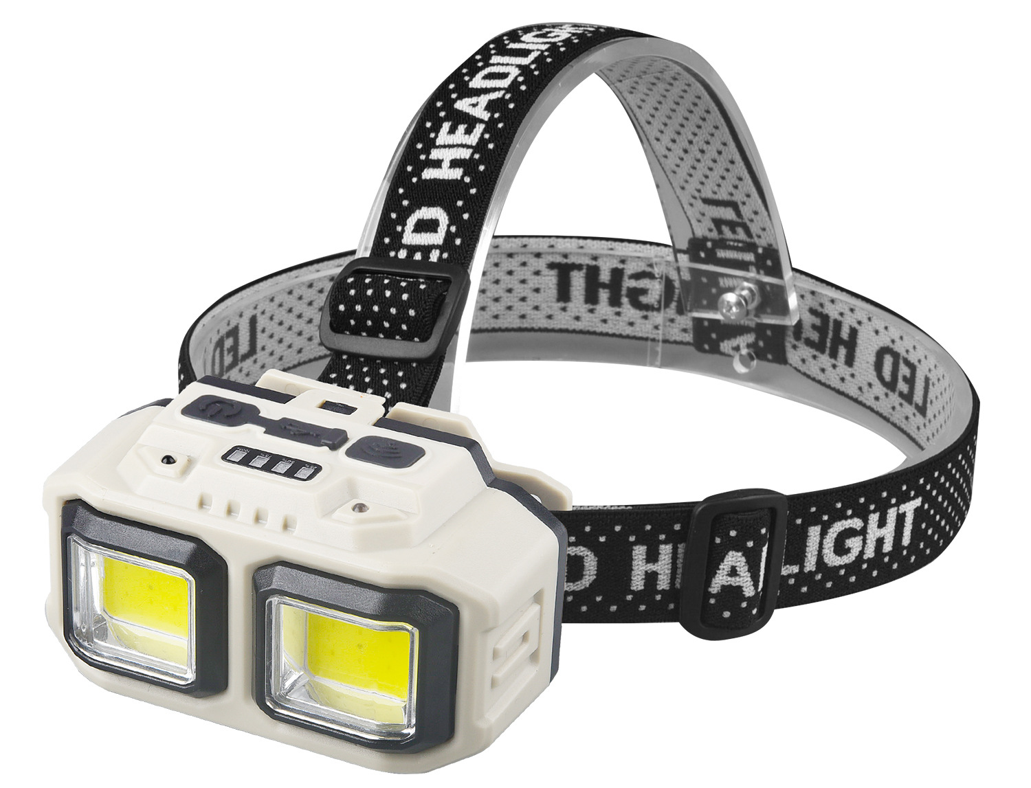 New outdoor sports headlamp portable LED charging headlamp headlamp headlamp wearing light flashlight