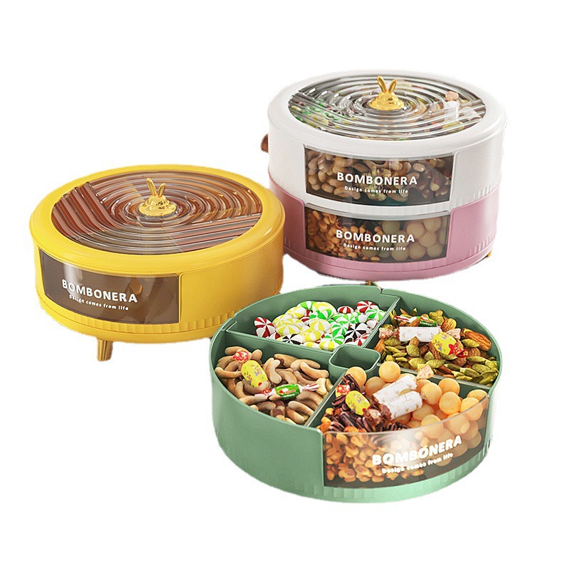 多层分格年货白底实物图