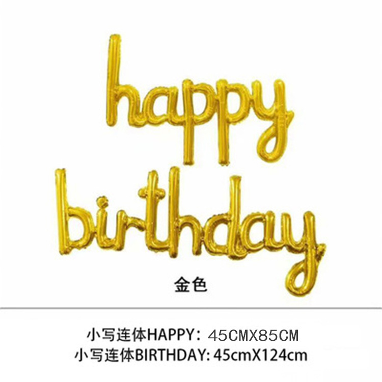 连体英文字母/birthd产品图