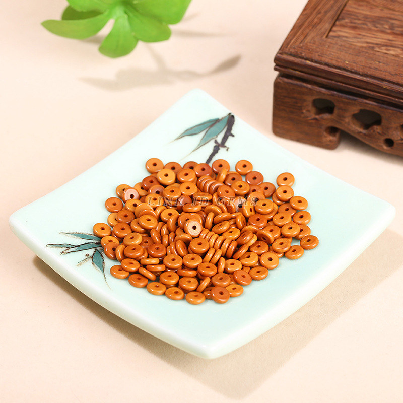 晶典珠宝 橄榄核隔片散珠金刚菩提隔垫手串手链diy文玩配饰批发详情图4