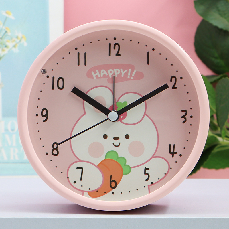 小兔闹钟起床神器女孩专用学生用可爱卧室卡通小男孩儿童新款2023