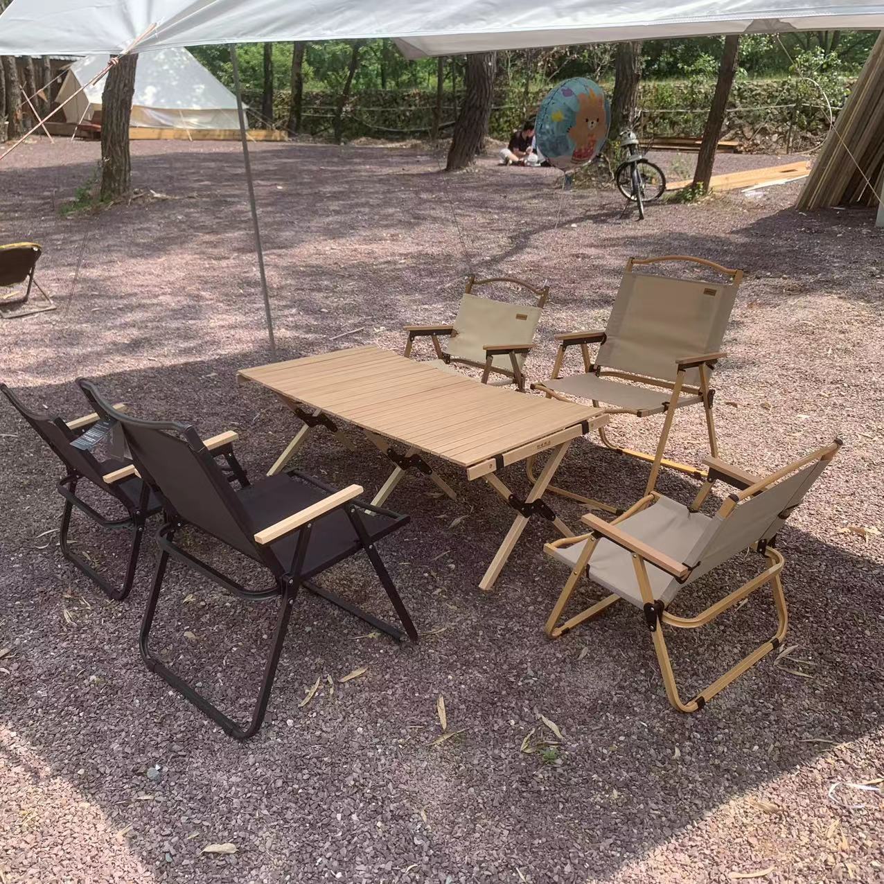 户外折叠椅子克米特椅便携靠背折叠椅钓鱼凳露营椅写生椅详情图3