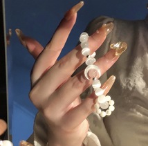 【完美礼物】珍珠宝石镶钻猫眼石粉晶海蓝宝紫晶天然珍珠月亮系列可爱款紫晶手链
