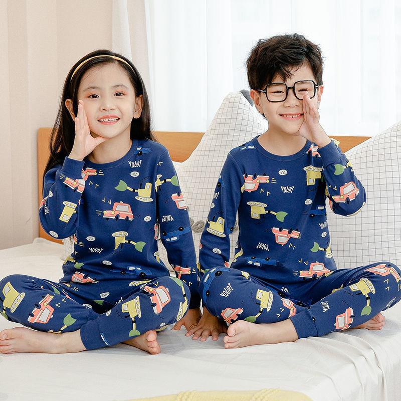 Children's thermal underwear and long Johns set, boys' and girls', boys' and babies' base layer, thermal underwear, autumn and winter pajamas Specification image