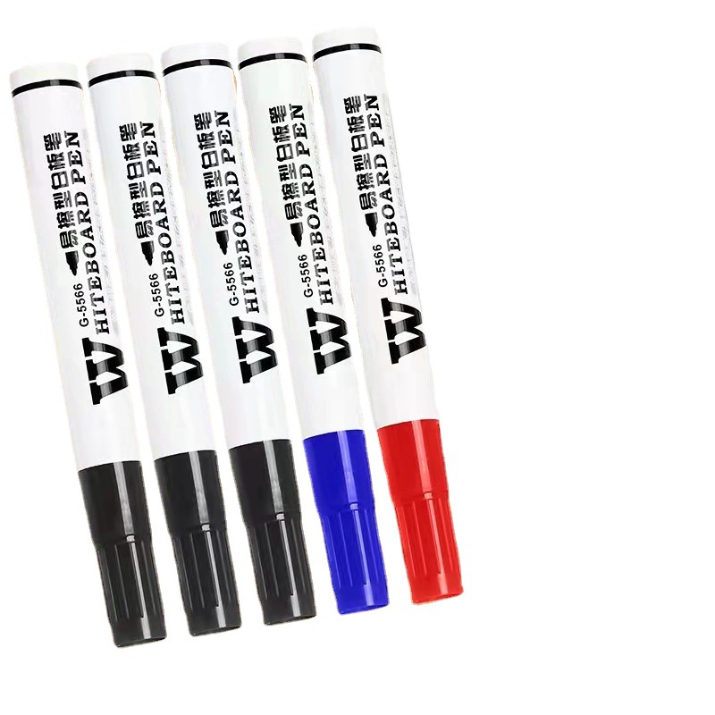 华杰厂家批发水性可擦白板笔红蓝黑大容量记号笔唛头笔速干黑板笔详情图5