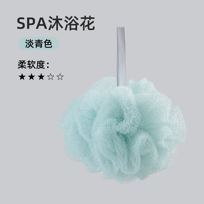 Yuesijia Japanese massage bath flower, bath brush, bath ball, bath towel, bath brush, painless mud removal, quick foaming bath ball Specification image