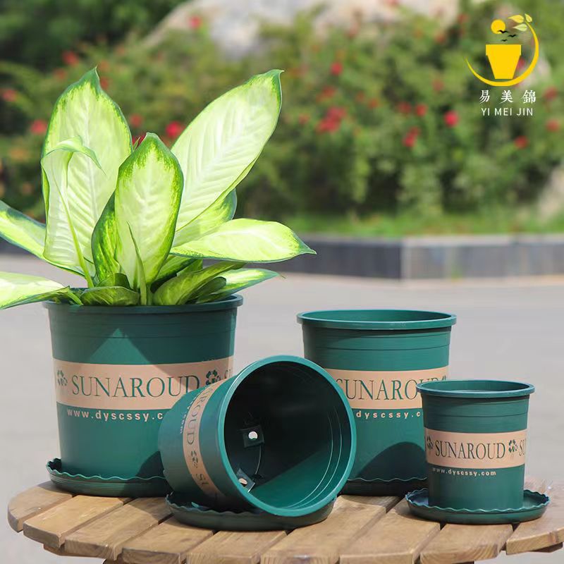 Changsheng Factory offers wholesale plastic flowerpots for balconies, including pothos, potted strawberries, roses, and extra-large, thickened gallon POTS Specification image
