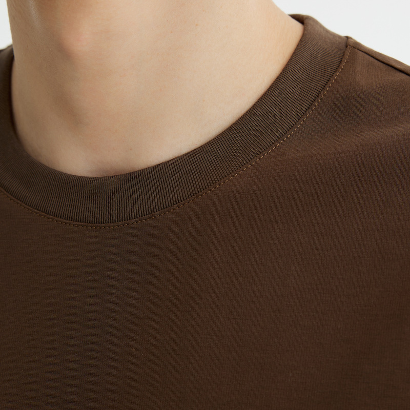 Quick-drying ice silk cotton cool and refreshing smiling short-sleeved T-shirt for men 2024 summer slightly loose and trendy half-sleeved T-shirt Application Scenario