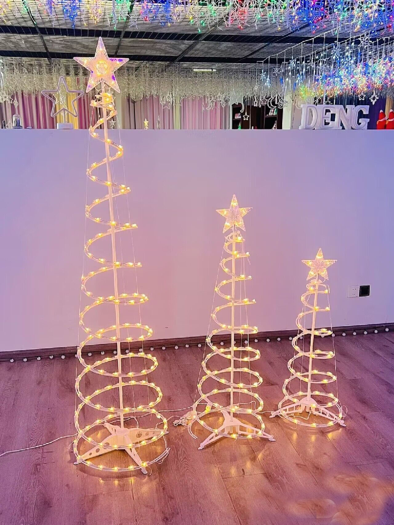 Target-style LED Christmas tree lights, festive party indoor and outdoor atmosphere decoration light strings, girl fairy decorations Item Picture