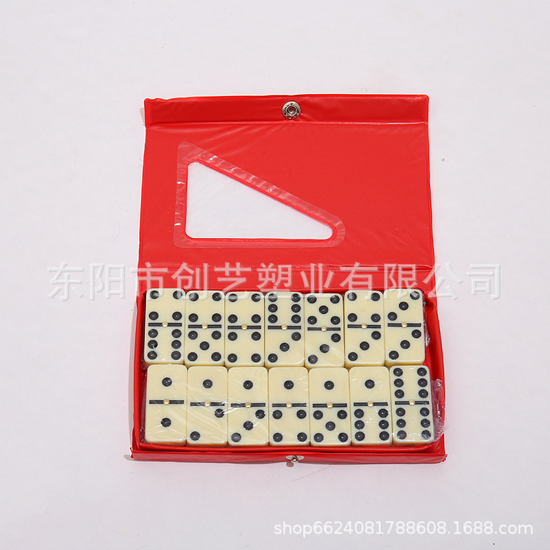 Factory Direct Sales Of Melamine Domino Pvc Flap, Plastic Box Domino Domino Plastic Dominoes Application Scenario