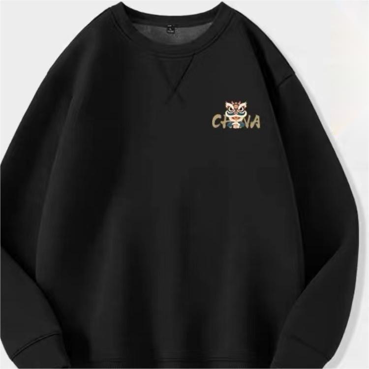 加绒卫衣男秋细节图