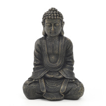 速卖通Buddha statue ornament树脂复古坐佛摆件橱窗笑面佛摆件