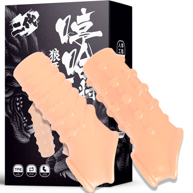 Wolf tooth braces, adult sexual products, anti-duplication braces, ring locks, male condom for sperm details Picture