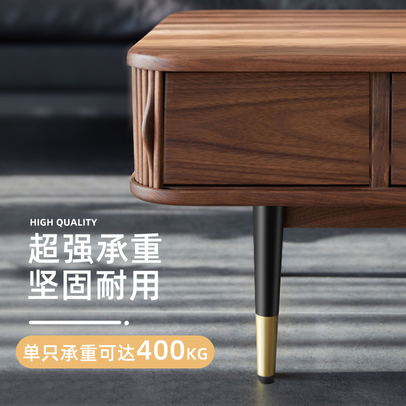 Bed Foot Sofa Foot Oblique Conical Foot End Table Leg Cabinet Foot Table Leg Anti-Wear Increase Bracket Furniture Cabinet Support Leg details Picture