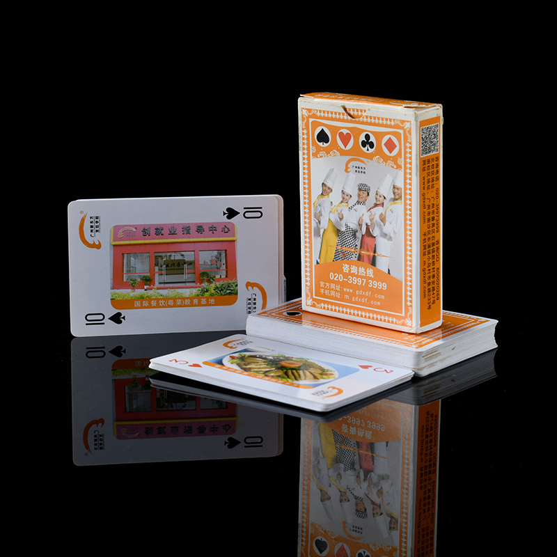 Ao Fish Leisure Entertainment Table Game Card Blue Core Paper Poker Manufacturers Full Box Wholesale Advertising Poker details Picture