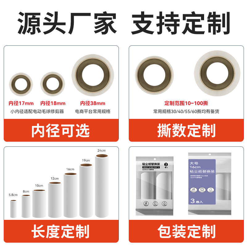 Lint lint roller can be used to replace paper lint lint lint lint roller for pet clothes lint lint lint lint Application Scenario