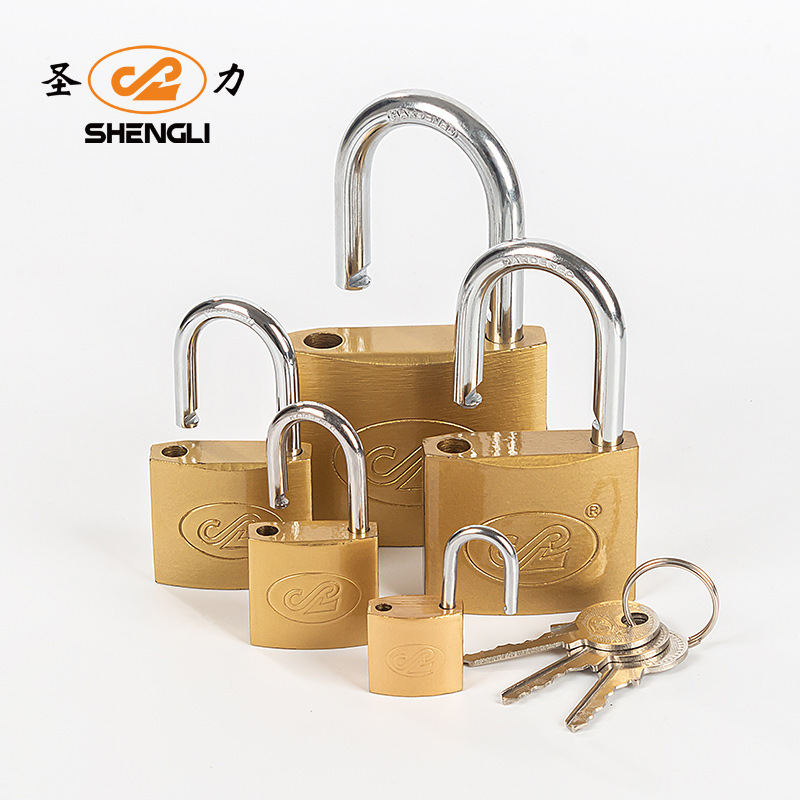 Shengli Factory wholesals copper-like padlock cores, which can be customized for export. Door locks, cabinet locks and anti-theft locks can be made through and open Application Scenario