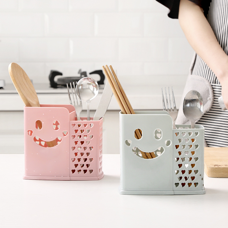 筷笼/筷笼置物架墙上/美仕达/厨房台面/日用百货细节图