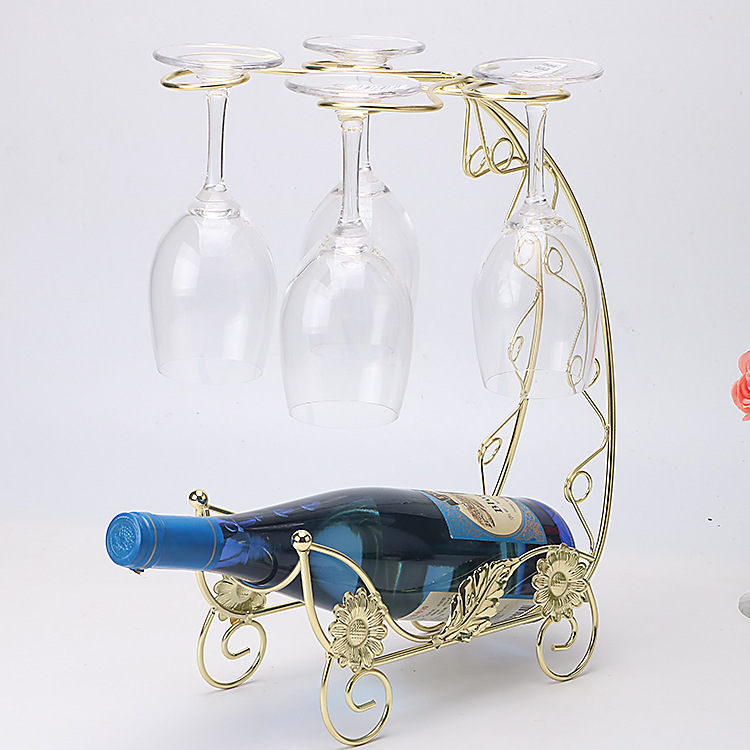 Creative European Wine Rack Wine Glass Rack Upside Down Ornaments Tall Glass Rack Wine Glass Rack Wine Cabinet Decoration Home details Picture