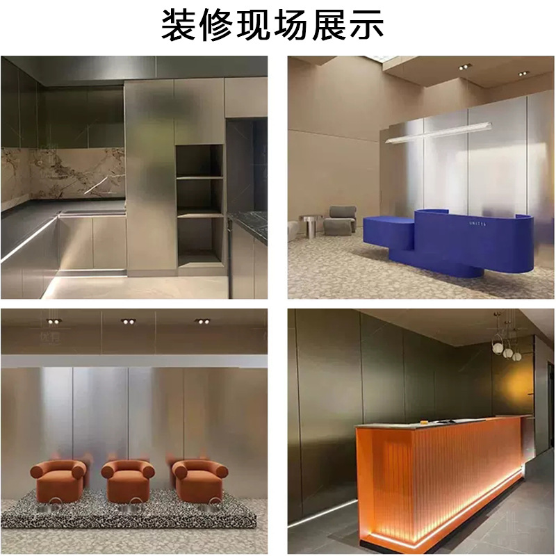 Carbon Crystal Panel Bamboo Charcoal Wood Metal Panel Wall Panel Interior Decoration Wall Panel Tv Background Wall Decorative Panel Wood Veneer Panel details Picture