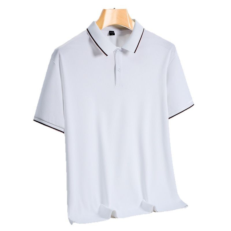 polo杉男夏季休闲商务上衣薄款翻领T恤百搭短袖男装