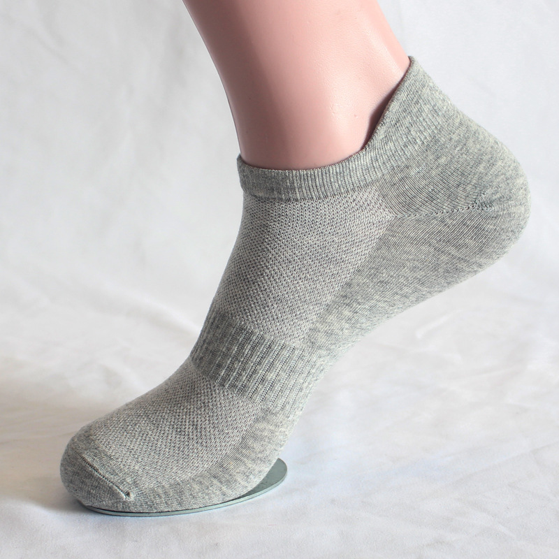 Men's Socks Plus Size Sports Socks Lift Ear Mesh Boat Socks Spot Wholesale Student Running Socks Solid Color Socks For Men Specification drawing