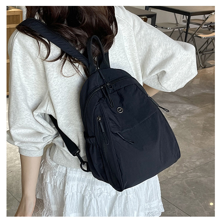 双肩包超轻2025新款高级感小众尼龙帆布上班通勤旅行背包小型轻便详情8