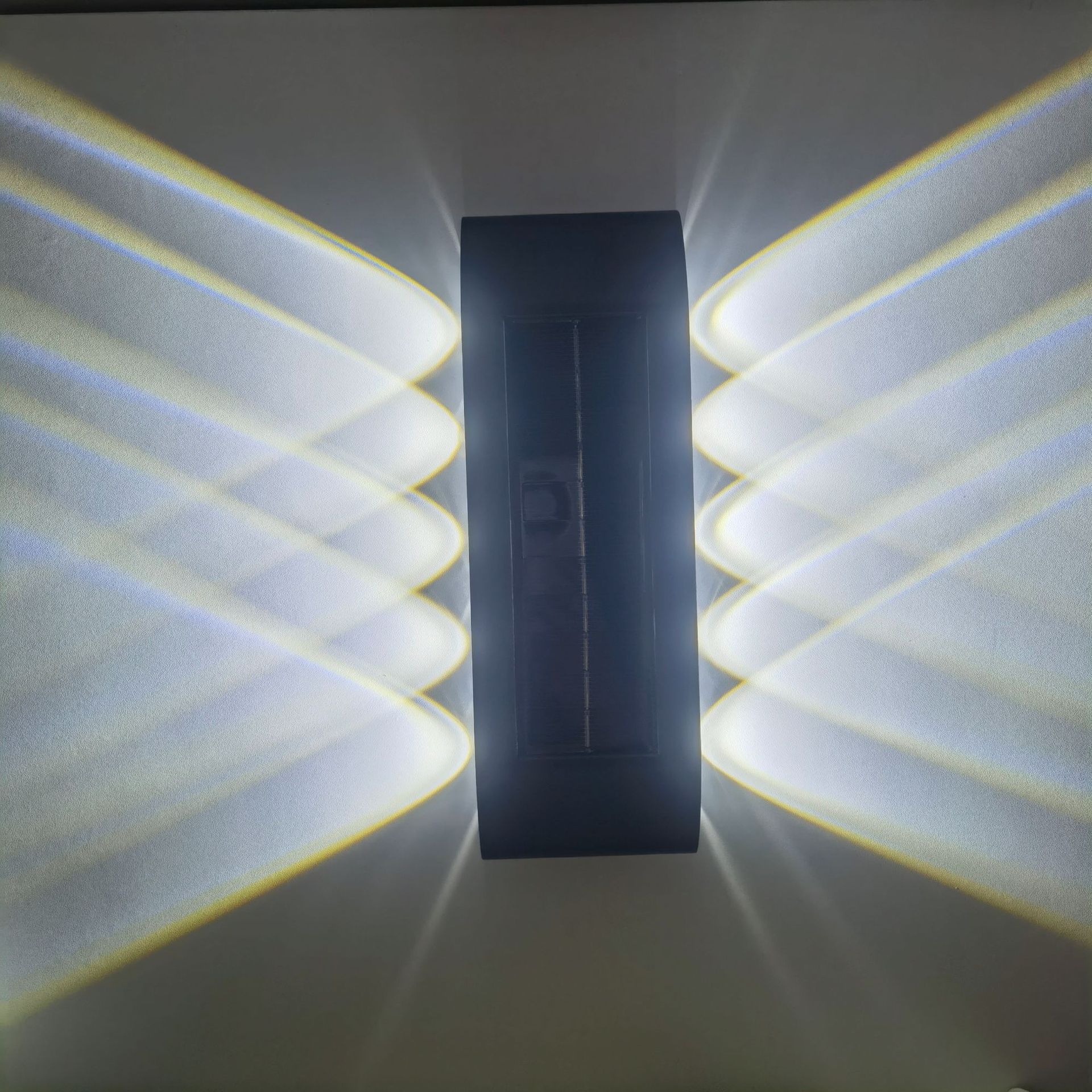 Solar Outdoor Garden Lights Household Wall Lights Decorate The Wall With Warm Light And White Light Integrated Atmosphere Wall Lights Specification drawing