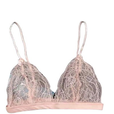 French lace sexy and romantic lingerie, no steel rims, no sponge, see-through bra set, triangular cup deep V lingerie Item Picture