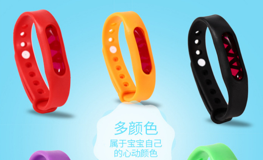 Plant essential oil silicone repellent bracelet