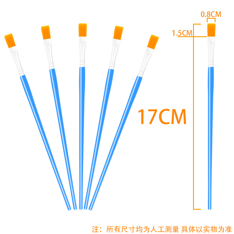 画笔/儿童脸部彩绘/水彩笔套装/石膏娃娃/亚克力小棒细节图