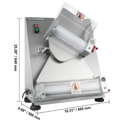 30 Stainless Steel Pizza Press Semi-Automatic Pie Press Commercial Pizza Forming Machine Pizz Automatic Pie Rolling Machine Item Picture
