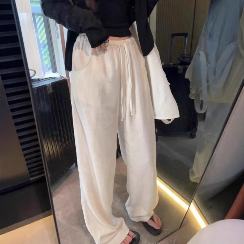 国潮/女装/防晒衣/糯米阔腿裤蝴蝶结/夏季产品图